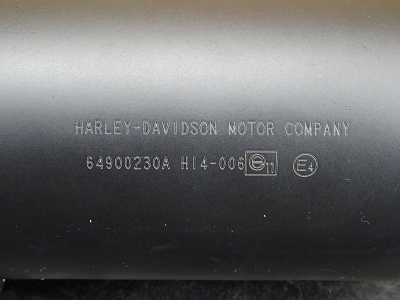 XG750A サイレンサーマフラー 64900420 ハーレー 純正  バイク 部品 17年以降モデル ストリートロッド コケキズ無し 修復素材に 車検 Genuine:22103993