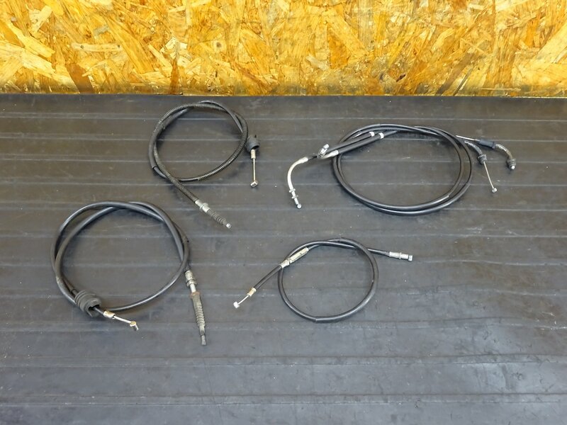 【250702】SR400(1JR-304)◇ ワイヤーセット スロットルワイヤー クラッチ/ブレーキワイヤー デコンプワイヤー 【検:SR500 1JN 2J2 2H6 | 中古バイクパーツ通販・買取　ジャンクヤード鳥取　JunkYard