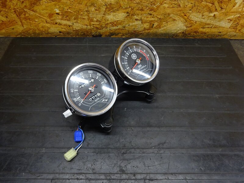 【250812】SR400(RH16J-005)◆ スピードメーター タコメーター インジケーターランプ 16004km ファイナルエディション リミテッド | 中古バイクパーツ通販・買取　ジャンクヤード鳥取　JunkYard