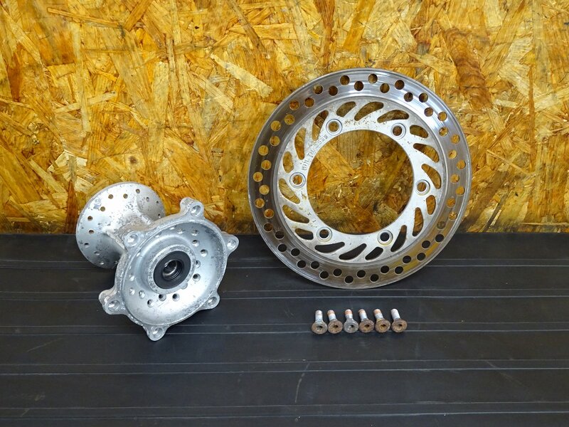 【250906】FTR223(MC34-1008)◇ フロントホイールハブ ブレーキディスク ディスクボルト | 中古バイクパーツ通販・買取　ジャンクヤード鳥取　JunkYard