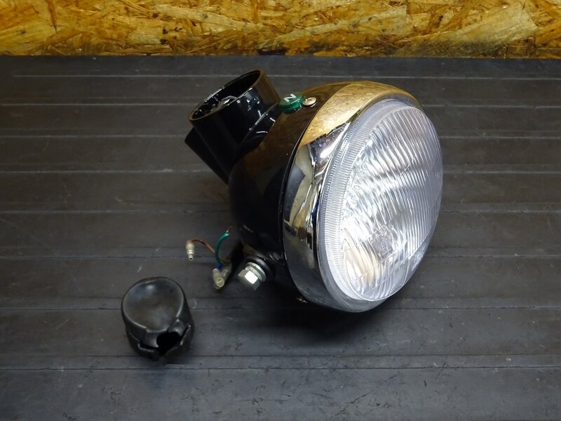 【251104】◆ 社外ヘッドライト ヘッドライトレンズ ヘッドライトケース 変形有【検索：モンキー ゴリラ | 中古バイクパーツ通販・買取　ジャンクヤード鳥取　JunkYard