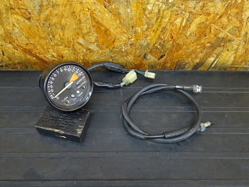 【251113】NS-1(AC12-1201)◇ タコメーター 傷/配線加工有 | 中古バイクパーツ通販・買取　ジャンクヤード鳥取　JunkYard