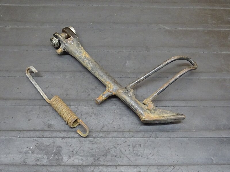 【251227】W650(EJ650A-004)◆ サイドスタンド スプリング 補修有 【検索:W400 EJ400A | 中古バイクパーツ通販・買取　ジャンクヤード鳥取　JunkYard