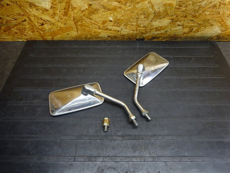 【250803】XS650SP(3G5-000)◆ ミラー左右セット 音叉マーク 10mm 凹み有 【SPL スペシャル | 中古バイクパーツ通販・買取　ジャンクヤード鳥取　JunkYard