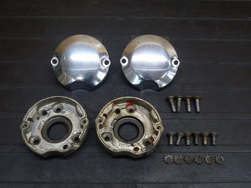 【251016】XS650(S650-018)◆ ポイントカバー ブレーカーカバー エンジンカバー 点錆有 ※エンジンパーツ【検索：XS-1 | 中古バイクパーツ通販・買取　ジャンクヤード鳥取　JunkYard