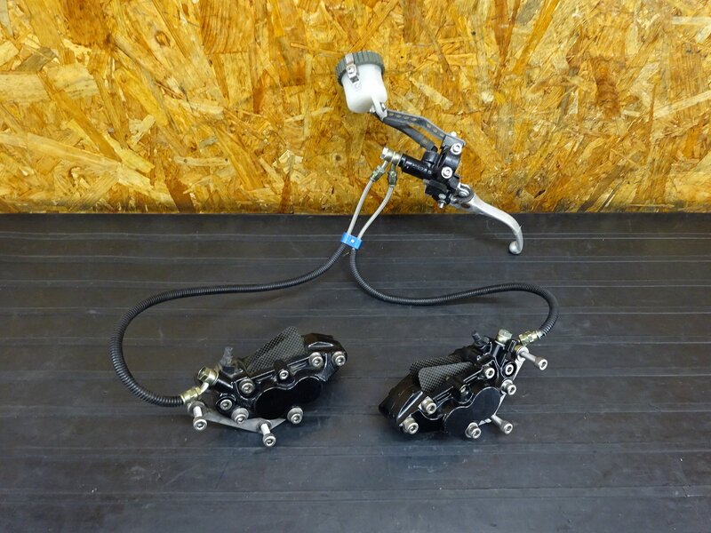 【251038】CBR250RR(MC22)◇ 社外フロントブレーキセット ブレーキキャリパー 80mm 4POT マスター Φ14 別体 ※検索:NSR250R CB750 | 中古バイクパーツ通販・買取 ジャンクヤード鳥取 JunkYard