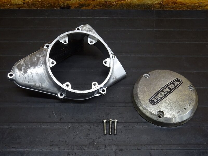 【251044】CB350(CB350-1069)◆ ジェネレーターカバー エンジンカバー左 ※エンジンパーツ【検索:CB250 エクスポート セニア | 中古バイクパーツ通販・買取 ジャンクヤード鳥取 JunkYard