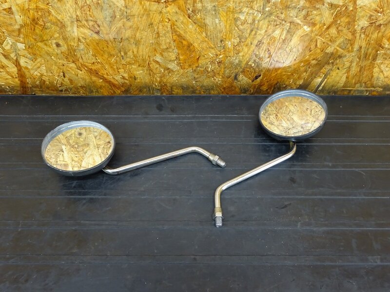 【251219】セロー225W(4JG-116)◇ ミラー左右セット ラウンド 丸型 逆ネジ 10mm オフロード 【検:SEROW 1KH DG08J | 中古バイクパーツ通販・買取　ジャンクヤード鳥取　JunkYard