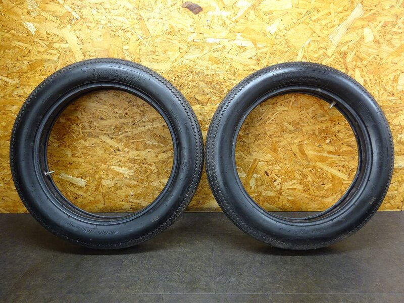 【260310】SR400(1JR-302)◆ 中古タイヤ フロント/リアタイヤ 4.00-18 Fuckstone ファックストーン ビンテージ 【検:SR500 1JN 2J2 2H6 | 中古バイクパーツ通販・買取　ジャンクヤード鳥取　JunkYard