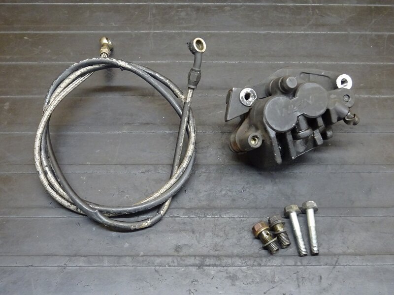 【260207】CRM250R(MD24-1405)◆ フロントブレーキキャリパー NISSIN ニッシン 固着有 | 中古バイクパーツ通販・買取　ジャンクヤード鳥取　JunkYard