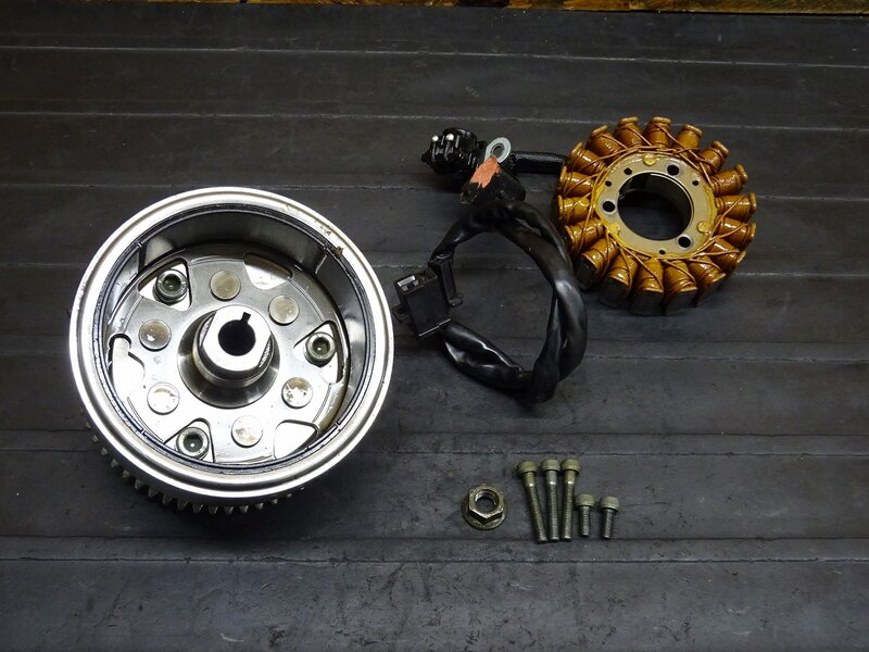 【260307】バンバン200(NH41A-100)◆ ジェネレーター ピックアップコイル フライホイール ※エンジンパーツ 【VanVan | 中古バイクパーツ通販・買取　ジャンクヤード鳥取　JunkYard