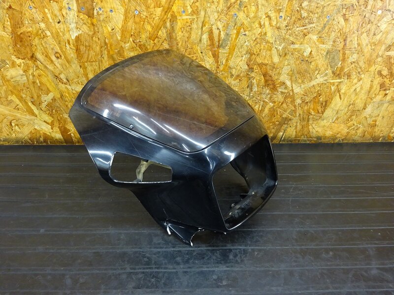 【260316】VT250F(MC08-1018)◇ アッパーカウル フロントカウル ヘッドライトカウル スクリーン 破損/傷有 【丸フレーム | 中古バイクパーツ通販・買取　ジャンクヤード鳥取　JunkYard