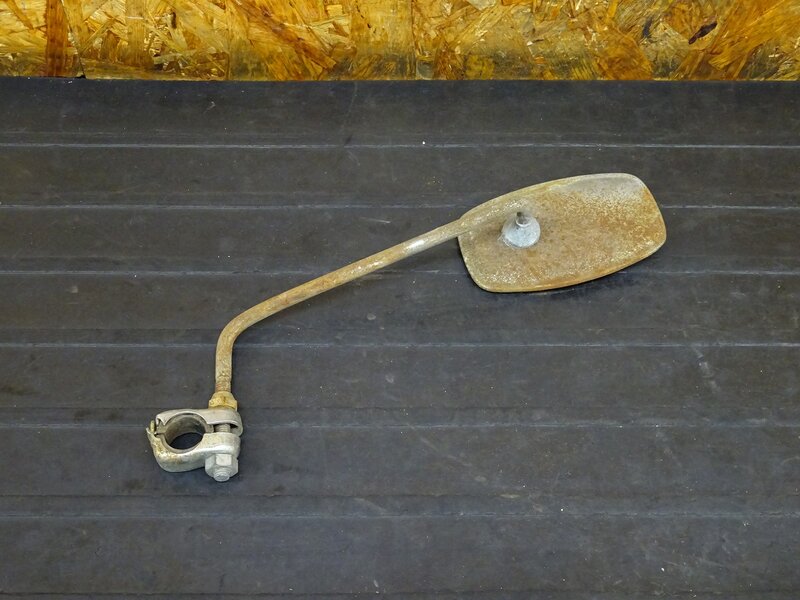 【250725】◇ ミラー左(3) 8mm クランプ付き 取付未確認 車種不明 ※検:ホンダ スーパーカブ 原付 スクーター | 中古バイクパーツ通販・買取　ジャンクヤード鳥取　JunkYard