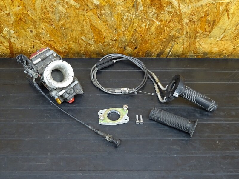 【260215】SR400/SR500◇ 社外キャブレターセット ヨシムラ TMR-MJN マニホールド ボアエース スロットル 腐食有 ※検:2H6 1JR RH01J | 中古バイクパーツ通販・買取　ジャンクヤード鳥取　JunkYard