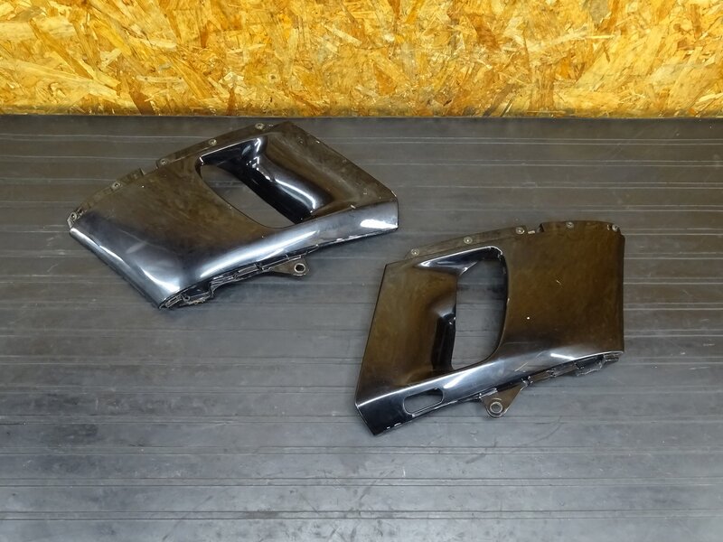 【260301】ZZR400(ZX400N-008)◇ サイドカウル左右セット サイドミドルカウル サイドカバー 破損有 【ZZ-R400 | 中古バイクパーツ通販・買取　ジャンクヤード鳥取　JunkYard