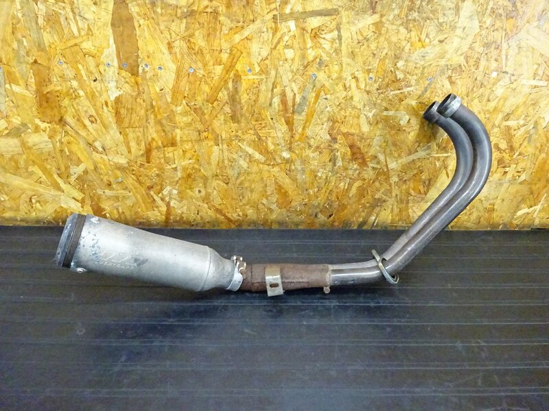 【250921】SRX400(1JL-022)◇ マフラーセット 純正エキパイ YAMAHA 1JK-1/2 組み合わせ? 社外サイレンサー スーパートラップ 【SRX600 1JK | 中古バイクパーツ通販・買取　ジャンクヤード鳥取　JunkYard