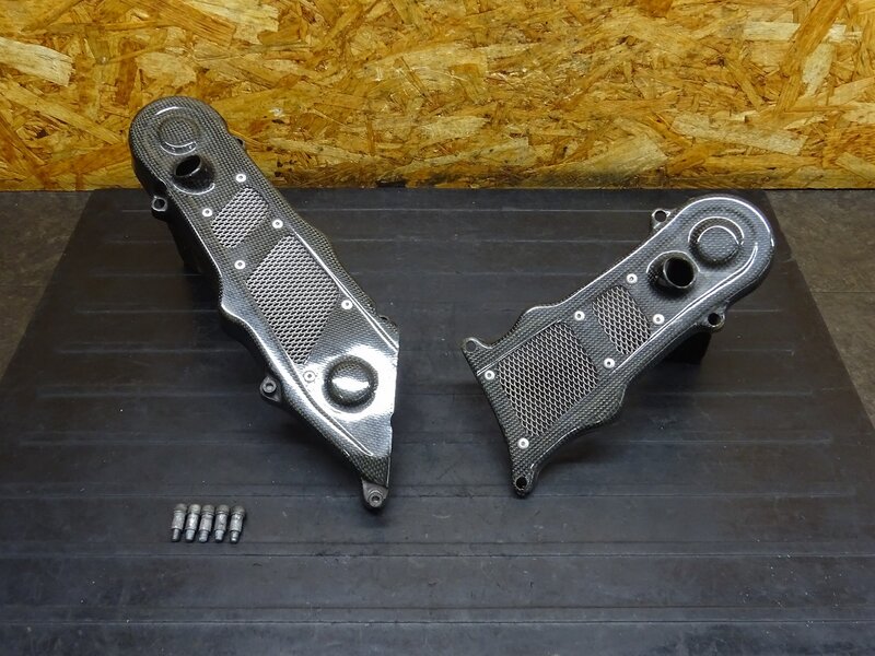 【251009】ドゥカティ ムルティストラーダ1000DS◆ 社外タイミングベルトカバー カーボン ライディングハウス?? | 中古バイクパーツ通販・買取　ジャンクヤード鳥取　JunkYard