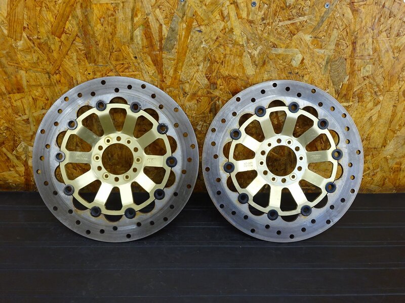 【251021】VTR1000F◇ 社外ブレーキディスクローター ブレーキディスク 約296mm KC-501 サンスター SUNSTAR 【SC36 ファイアーストーム | 中古バイクパーツ通販・買取　ジャンクヤード鳥取　JunkYard