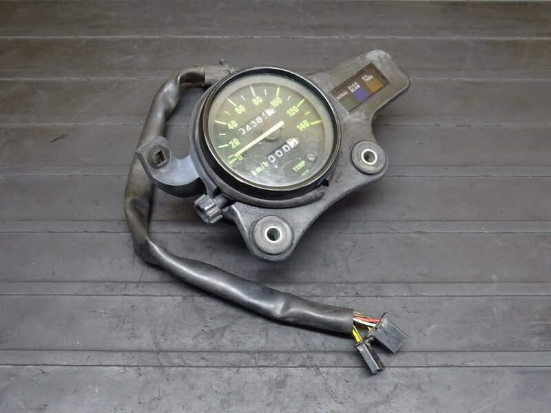 【251114】KDX125SR(DX125A-016)◆ スピードメーター インジケーターランプ 4388km 塗装付着有 【検索：200 220 250 | 中古バイクパーツ通販・買取　ジャンクヤード鳥取　JunkYard