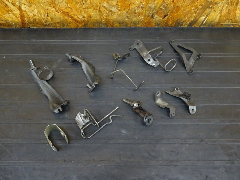 【251212】CBR250RR(MC22-1052)◇ ステーセット ラジエーターステー カウルステー チョークレバーステー 【規制前 | 中古バイクパーツ通販・買取　ジャンクヤード鳥取　JunkYard