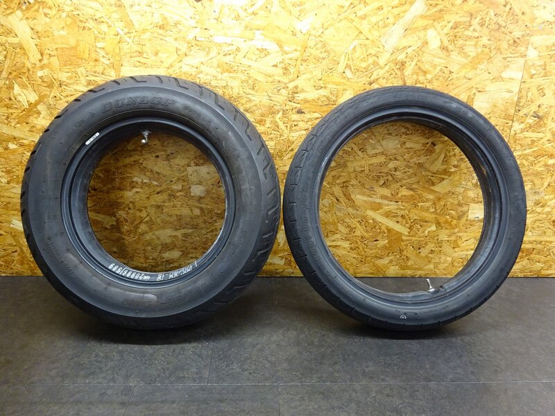【251232】ドラッグスター400(4TR-109)◆ 中古タイヤ フロント iRC 100/90-19 リア ダンロップ 170/80-15 ジャンク！ | 中古バイクパーツ通販・買取　ジャンクヤード鳥取　JunkYard