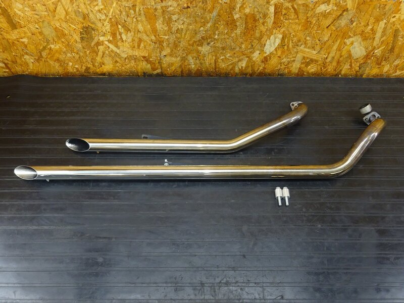 【260113】ドラッグスター400C(VH01J-028)◆ 社外マフラー ドラッグパイプ スラッシュカット 【クラシック イモビ付 | 中古バイクパーツ通販・買取　ジャンクヤード鳥取　JunkYard