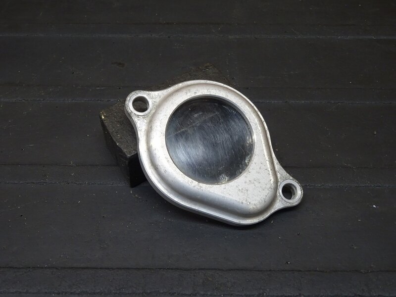 【260215】SR400(RH01J-008)● 社外タペットカバー スケルトン クリアカバー クラフトマン? ※エンジンパーツ 4629km外し | 中古バイクパーツ通販・買取　ジャンクヤード鳥取　JunkYard