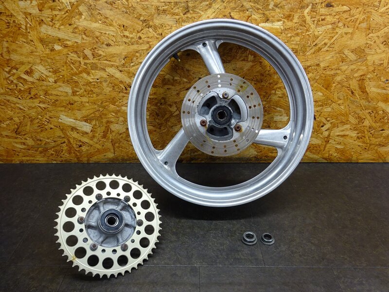 【260317】◆ リアホイール 3MA-50 18×4.50?? ハブ スプロケット RH-103 48T フレ有【検索：TZR250SP 3MA TZ250 | 中古バイクパーツ通販・買取　ジャンクヤード鳥取　JunkYard