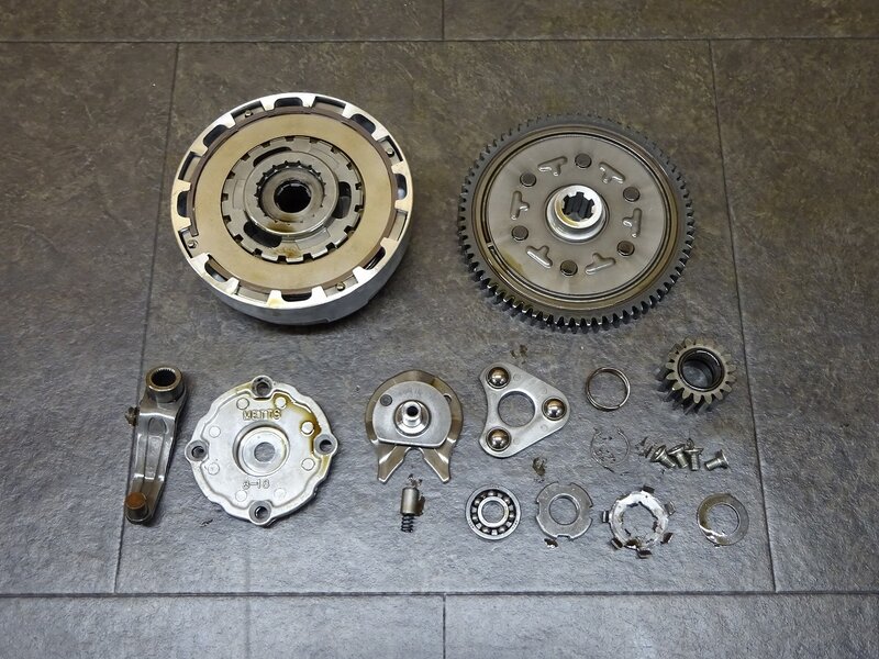 【250502】スーパーカブ90カスタム(HA02-2143)◆ クラッチセット クラッチハウジング ※エンジンパーツ 【12V セル付 | 中古バイクパーツ通販・買取　ジャンクヤード鳥取　JunkYard