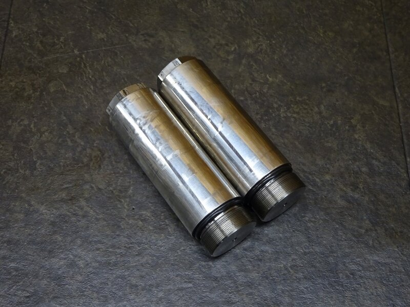 【250508】マグナ250(MC29-1700)◆ フロントフォーク延長キット 10cmロング 傷有 【V-TWIN Vツイン | 中古バイクパーツ通販・買取　ジャンクヤード鳥取　JunkYard