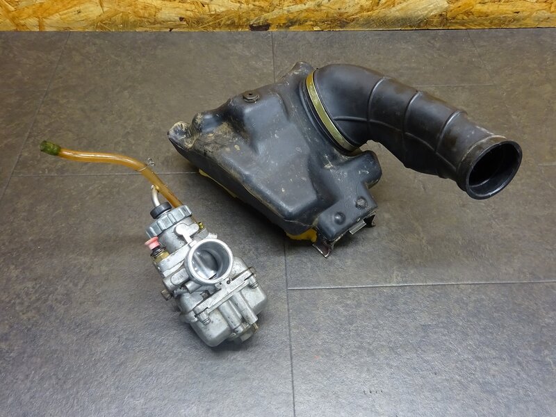 【250523】TY250R (38V-005)■ キャブレター キャブ エアクリーナーボックス ※検：スコティッシュ 53Y | 中古バイクパーツ通販・買取　ジャンクヤード鳥取　JunkYard