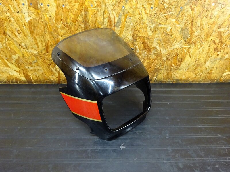 【251103】ZRX400(ZR400E-004)◇ ビキニカウル アッパーカウル フロントカウル ヘッドライトカウル スクリーン 破損有 【前期 ZRX-2 ZRX-Ⅱ | 中古バイクパーツ通販・買取　ジャンクヤード鳥取　JunkYard