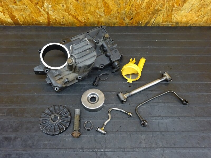 【250510】ZZR1200(ZXT20C-002)◇ オイルパンセット フィルターカバー オイルライン/ホース 【エンジンパーツ ※検:ZZR1100 ZRX1200 | 中古バイクパーツ通販・買取　ジャンクヤード鳥取　JunkYard