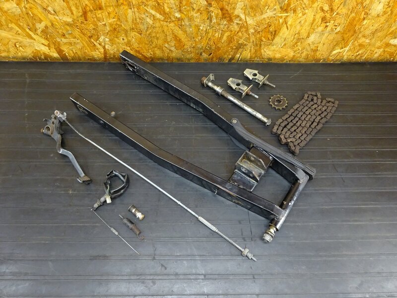 【250906】FTR223(MC34-1008)◇ ロングスイングアームセット ロンスイ ブレーキロッド アクスルシャフト 128L | 中古バイクパーツ通販・買取　ジャンクヤード鳥取　JunkYard