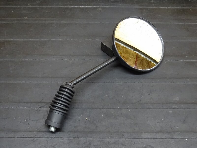 【251118】KDX200SR(DX200G-004)◆ 社外ミラー 右側 丸型 ラウンド 10mm 【検索:125 220 250 | 中古バイクパーツ通販・買取　ジャンクヤード鳥取　JunkYard