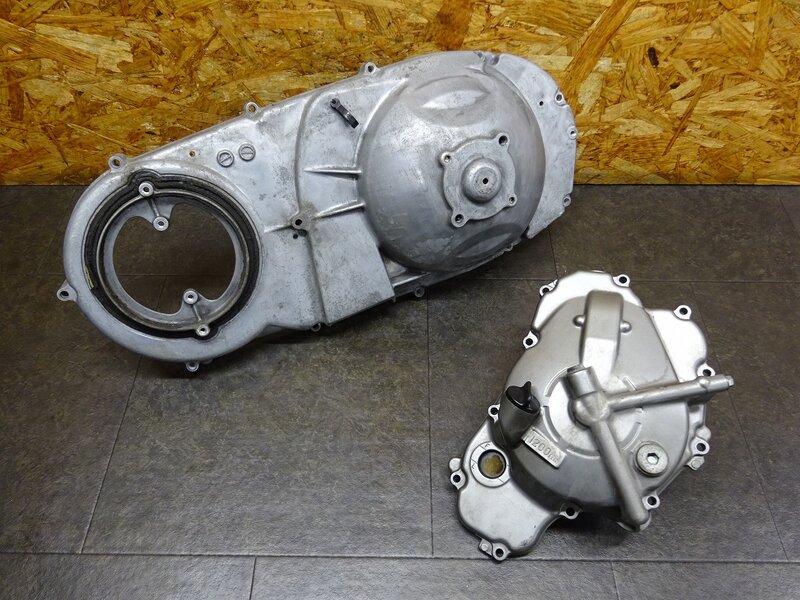 【251217】スカイウェイブ250(CJ46A-114)◆ エンジンカバー左右set クランクケースカバー プーリー/ジェネレーターカバー ※エンジンパーツ | 中古バイクパーツ通販・買取　ジャンクヤード鳥取　JunkYard