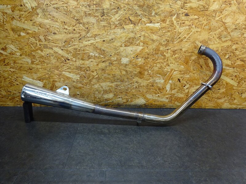 【260202】SR400(1JR-334)◆ 社外マフラー エキパイ サイレンサー ペイトンプレイス コンチマフラー 削れ/凹み有 【検:SR500 1JN 2J2 2H6 | 中古バイクパーツ通販・買取　ジャンクヤード鳥取　JunkYard