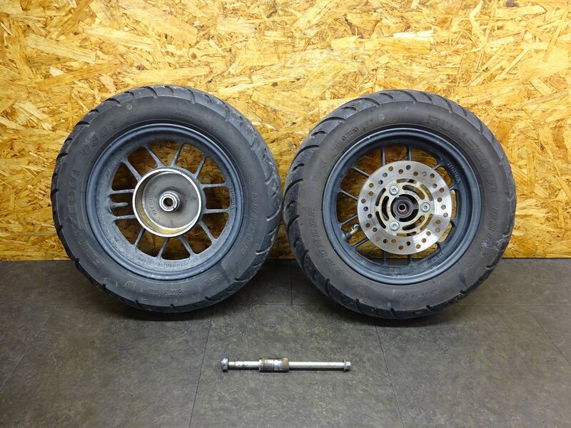 【260309】ダンク(AF74-1006)◆ ホイール前後セット フロント/リアホイール 10×2.15 腐食/段付き有 | 中古バイクパーツ通販・買取　ジャンクヤード鳥取　JunkYard