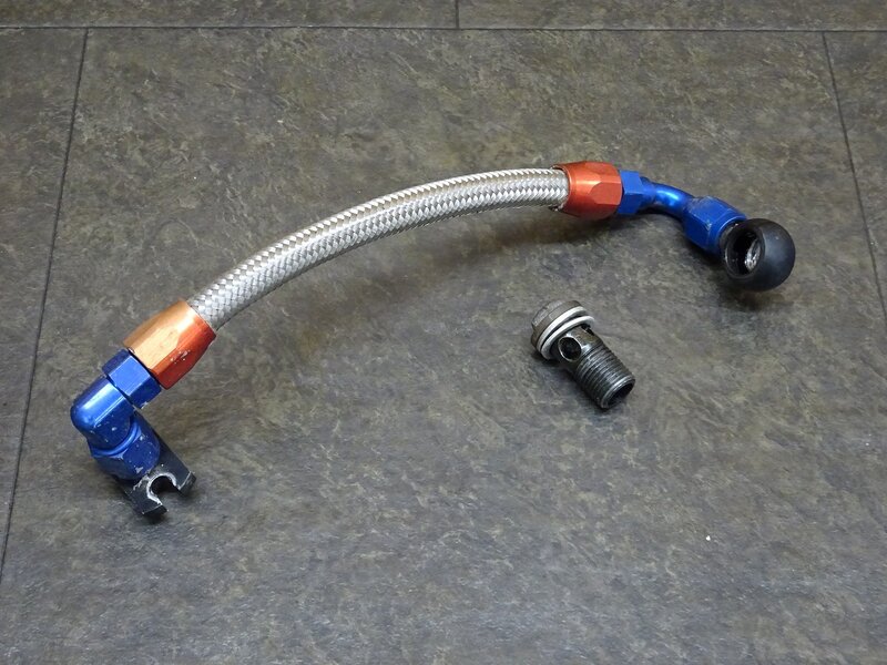 【260317】◆ 社外オイルクーラーホース(3) ホースエンド 取り出し EARL’S アールズ 【検索：グース350 グース250 GOOSE | 中古バイクパーツ通販・買取　ジャンクヤード鳥取　JunkYard