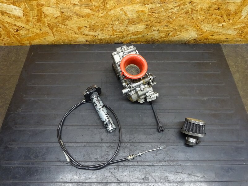 【250501】SR400(1JR-283)■ 社外キャブレター FCR35 FCRキャブ KEIHIN ケイヒン ファンネル スロットル ※検索：SR500 1JN 2J2 2H6 | 中古バイクパーツ通販・買取　ジャンクヤード鳥取　JunkYard