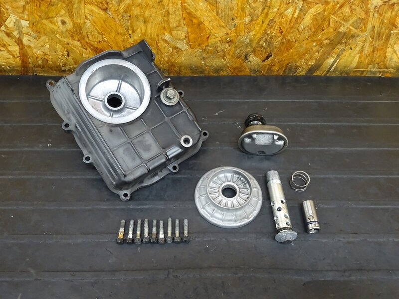 【250509】VTR250(MC33-1702)◇ オイルパン オイルフィルターカバー ※エンジンパーツ 【Fi ’17 | 中古バイクパーツ通販・買取　ジャンクヤード鳥取　JunkYard