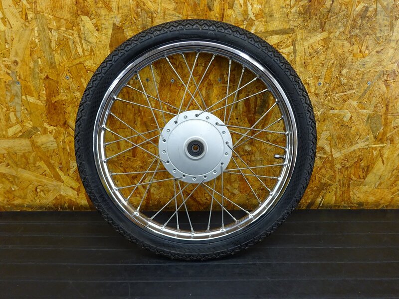 【250809】ベンリィ90S(HA03-1600)◇ フロントホイール 17×1.40 【検:CD90/50 ベンリー | 中古バイクパーツ通販・買取　ジャンクヤード鳥取　JunkYard