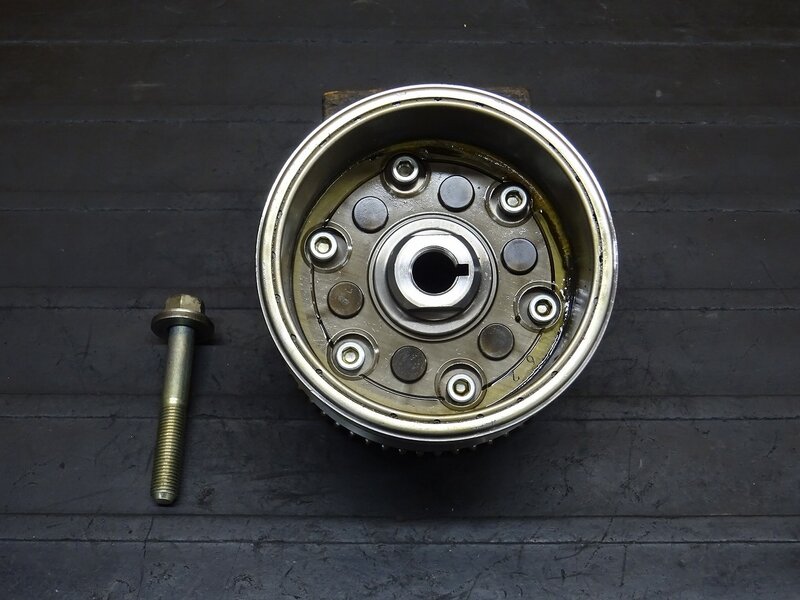 【250926】FTR223(MC34-1006)◆ フライホイール ワンウェイクラッチ ※エンジンパーツ | 中古バイクパーツ通販・買取　ジャンクヤード鳥取　JunkYard