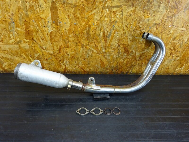【251109】GB250クラブマン(MC10-1105)◇ マフラー エキパイ 社外サイレンサー スリップオン スーパートラップ スパトラ フランジ 【2型 | 中古バイクパーツ通販・買取　ジャンクヤード鳥取　JunkYard