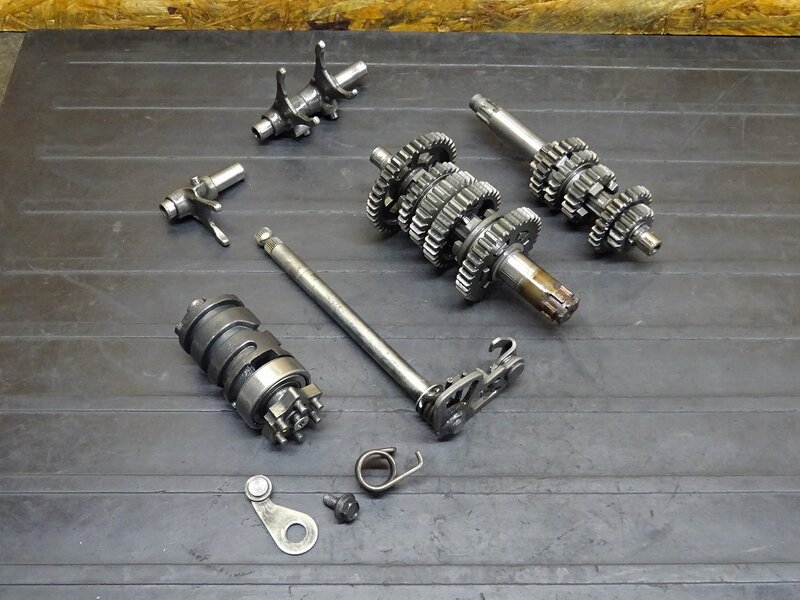 【260111】TDR80 (3GA-001)◆ ミッションセット シフトドラム シフトシャフト/フォーク ※エンジンパーツ | 中古バイクパーツ通販・買取　ジャンクヤード鳥取　JunkYard