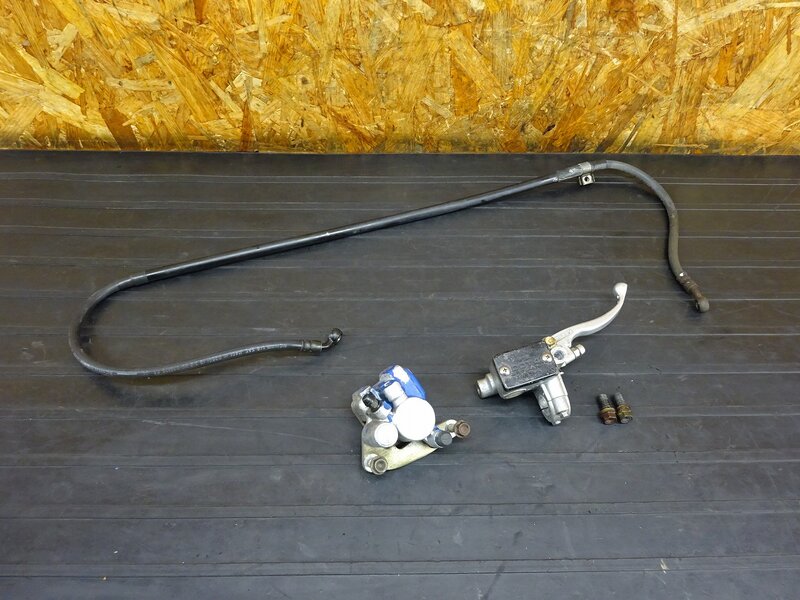 【260203】CRM80(HD12-1100)◇ フロントブレーキセット ブレーキキャリパー マスターシリンダー Φ1/2 社外レバー RALLY 【後期 | 中古バイクパーツ通販・買取　ジャンクヤード鳥取　JunkYard