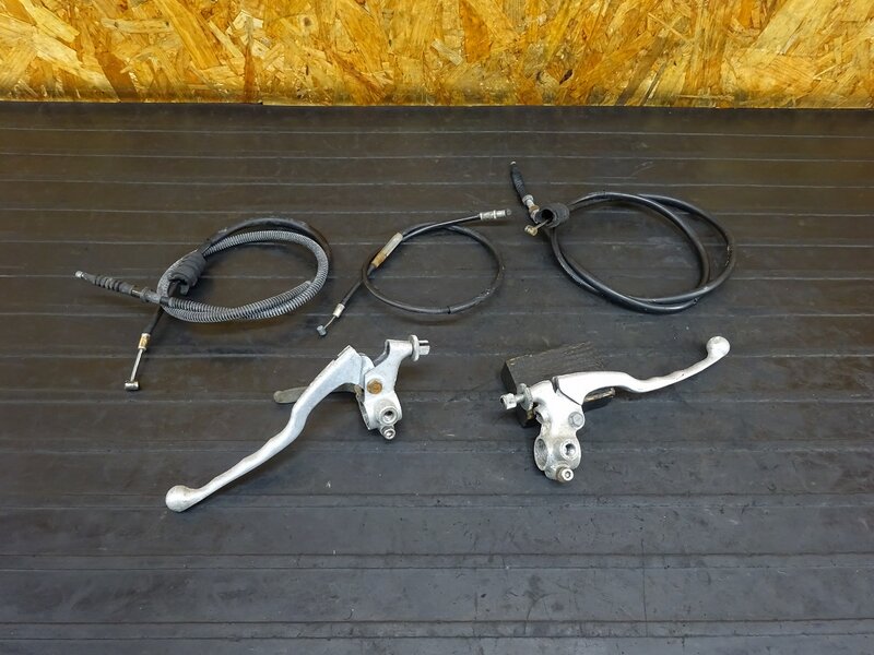 【250113】SR400(1JR-331)◇ レバー左右セット フロントブレーキレバー クラッチレバー ホルダー デコンプレバー 【検:SR500 1JN 2J2 2H6 | 中古バイクパーツ通販・買取　ジャンクヤード鳥取　JunkYard