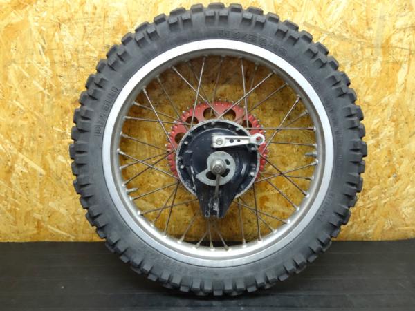 【150727】XR250R(ME06)◇リアホイール 18×1.85 ドラム 難有 | 中古バイクパーツ通販・買取　ジャンクヤード鳥取　JunkYard