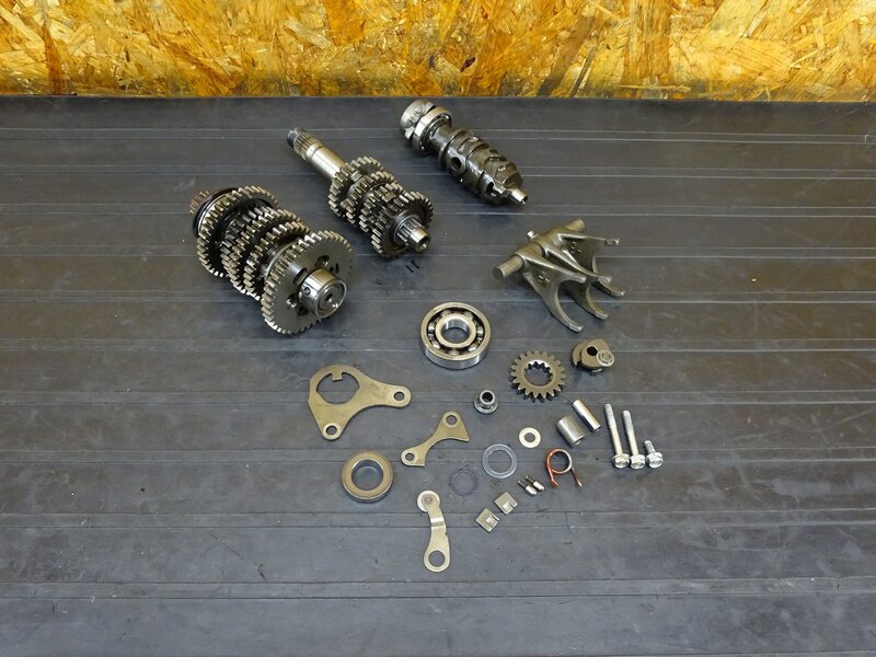 【251111】CBR250RR(MC22-1006)◇ ミッションセット トランスミッション シフトドラム/フォーク ※エンジンパーツ【規制前 MC14E | 中古バイクパーツ通販・買取　ジャンクヤード鳥取　JunkYard