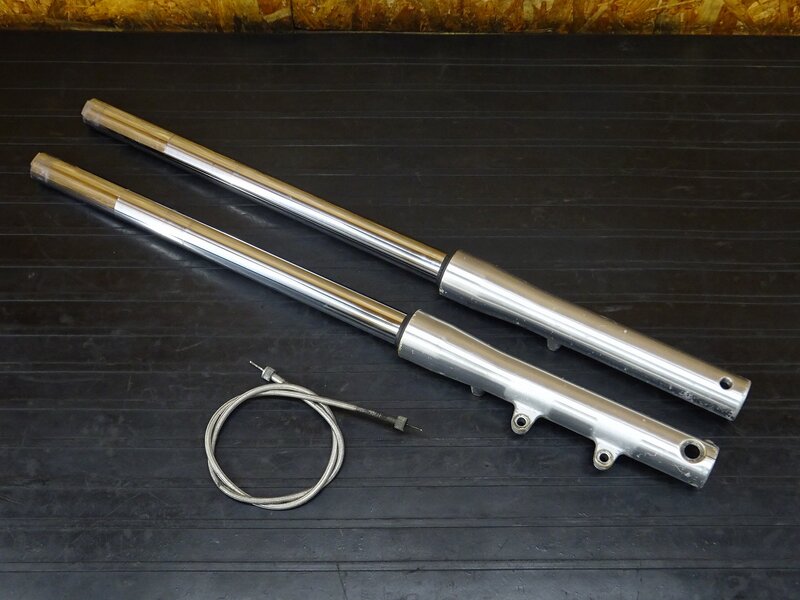 【251232】ドラッグスター400(4TR-109)◆ フロントフォーク ロングフォーク ジョイント 約130mm延長 インナーチューブ ボトムケース | 中古バイクパーツ通販・買取　ジャンクヤード鳥取　JunkYard